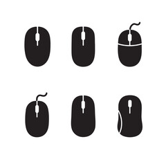 Various Mouse Silhouette Designs