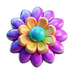 Abstract colorful floral vector illustration of a frangipani blossom, a beautiful spring nature design