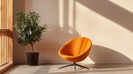 Explore vibrant contemporary furniture design blooming in full-body portrait with playful light and solar flare, showcasing the latest trends in modern home decor.
