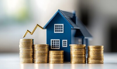 Heavy growth in the real estate market and the number of winners of the private housing application stock photo contest