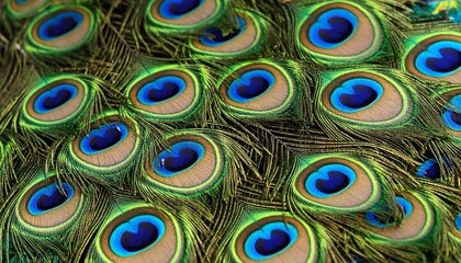 Obraz premium peacock feather background