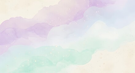 Pastel Dream: Serene Watercolor Background