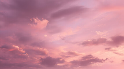 Obraz premium Pink clouds in the sky