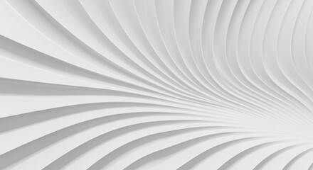 Abstract White Curving Lines Background Texture
