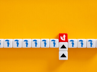 Finding potential customers in need of protection, safety and insurance policy contract.