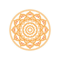 ornamental round lace pattern art