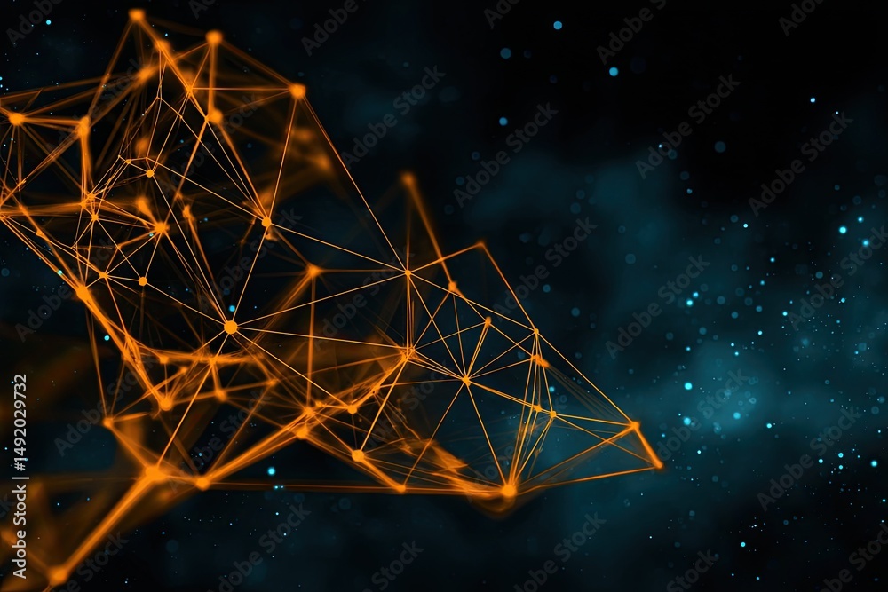 Poster abstract network structure in deep space
