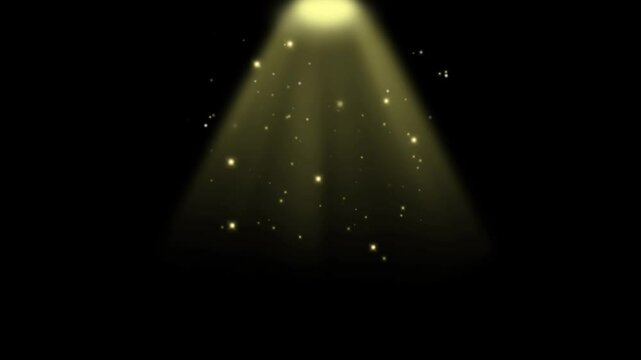 Gold dots lines movement. 
