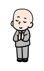 Obraz premium 스님