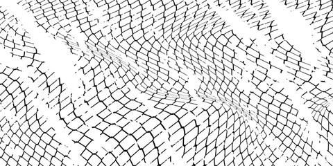 Mesh texture for fishing nets. Grunge pattern for sportswear or soccer goal, volleyball net, basketball hoop, hockey, athletics. Mesh background