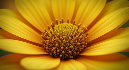 Golden Bloom: Vibrant Macro Flower Photography