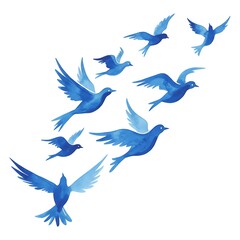 Fototapeta premium Azure Flight