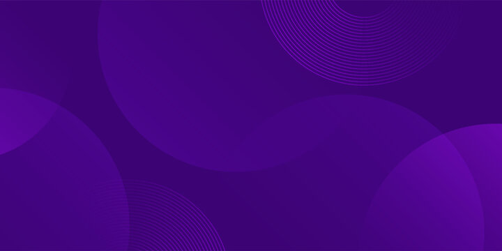 Purple circle overlap modern abstract background for template design, banner, poster, wallpaper. vector illustration