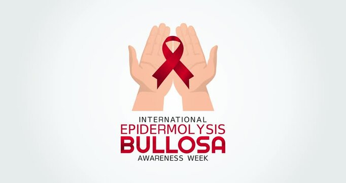 international epidermolysis bullosa motion video, ideal for international epidermolysis bullosa celebration