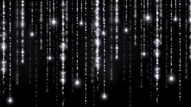 Gold dots lines movement. 