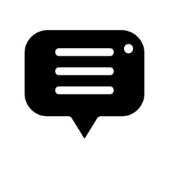 Chat bubble icon