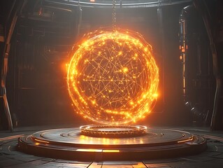 A holographic environment for quantum equations in an immersive digital lab.