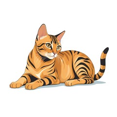 遊びたくてウズウズするベンガル