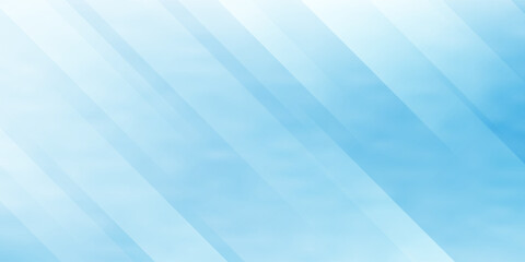 Paper Cut Blue color background abstract art vector