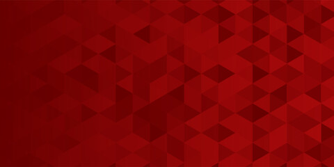 Red triangles - seamless geometric background. Vector illustration, fully editable, you can change form and color