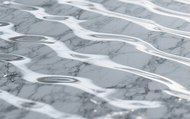 Obraz premium Luxurious Silver Marble Stone Texture Pattern