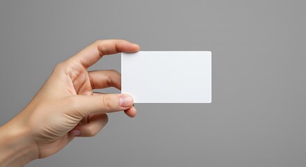 Fototapeta premium Holding the Blank Canvas