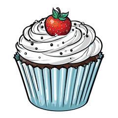 cup cake vector for design needs