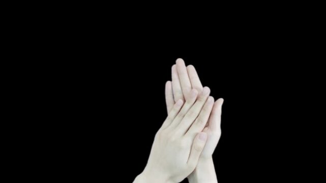 women hand movement. 