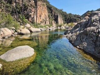 swimming and bathing pools "soli solenzara" in corsica