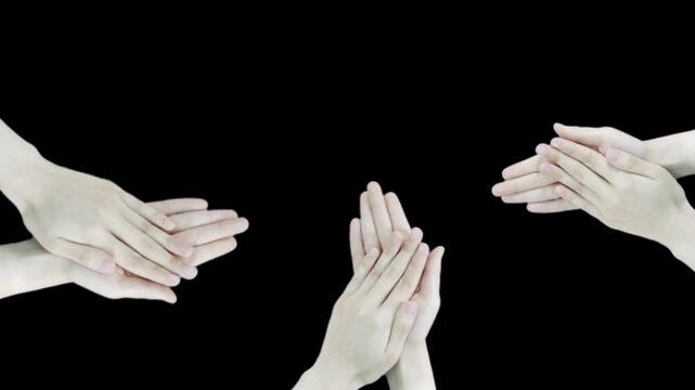 women hand movement. 
