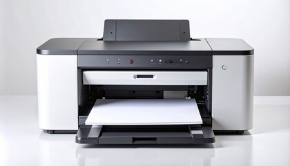 printer isolated on white background