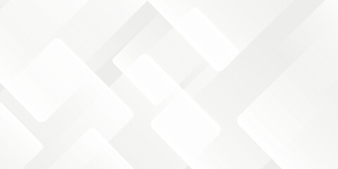 white geometric abstract background overlapping layers on bright space with round rhombus effect decoration