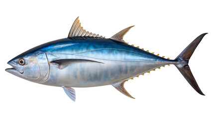 Fototapeta premium blue fin tuna isolated on white