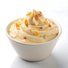 Shrikhand isolated on a white background