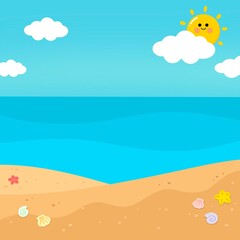 summer beach background