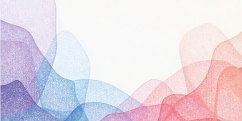 Abstract Pastel Wave Design A Serene Composition of Soft Hues and Gentle Curves Perfect for Backgrounds or Decorative Applications