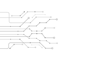 Abstract futuristic circuit board Illustration, Circuit board with various technology elements. Circuit board pattern for technology background.