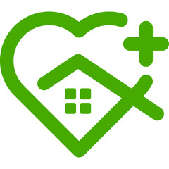 Fototapeta premium Home Care Icon
