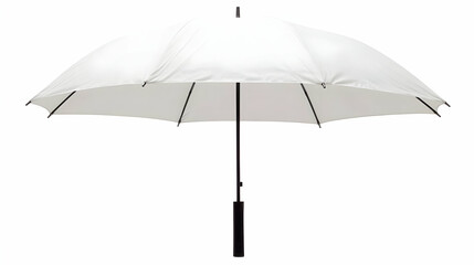 Obraz premium White Umbrella Isolated On White Background