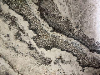 Sophisticated marble pattern with dark and light contrasts, detailed textures, and organic lines, ideal for modern and elegant designs