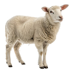 Obraz premium Sheep isolated on transparent background