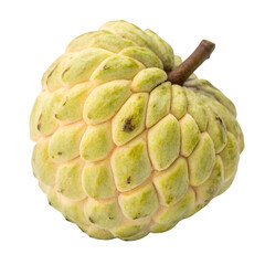 Obraz premium Custard apple isolated on transparent background