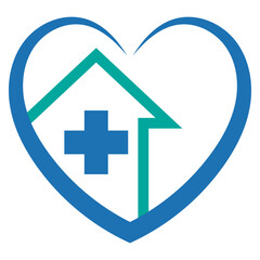 Obraz premium Home Care Logo