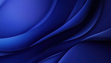 Obraz premium Deep blue abstract curves