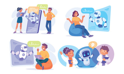 Engaging in various educational environments with a friendly robot can be invaluable for learning