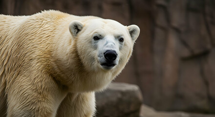 polar bear,  ursus maritimus,  arctic bear, Majestic Polar Bear Portrait