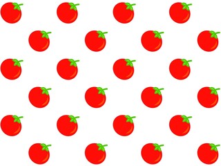 seamless pattern with tomatoes