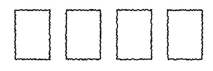 set of grunge frames