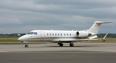 private jet,  business jet,  corporate jet, Private Jet on the Tarmac