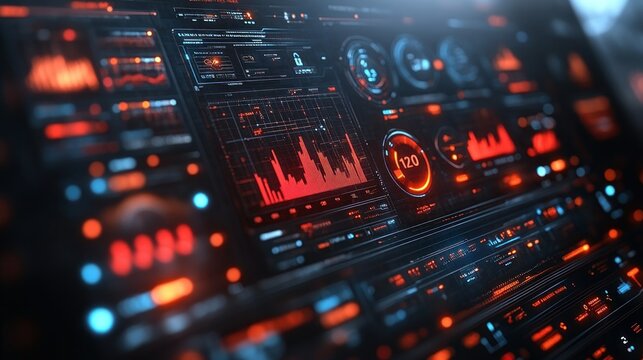 Futuristic Dashboard Interface